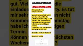 Brief 3 Einladung ablehnen [upl. by Gideon234]