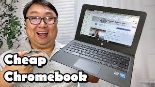 Cheapest 2021 116quot HP Chromebook Review [upl. by Chev]