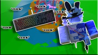 5K SUBS Keyboard Sounds ROBLOX [upl. by Nyrual]