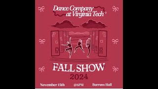 Dance Company at Virginia Tech Fall Show 2024 [upl. by Ginder385]