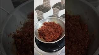 චිලි පේස්ට්  How to make chili paste  Easy and tasty chili pasteNE Simple Kichen shorts [upl. by Reniar363]