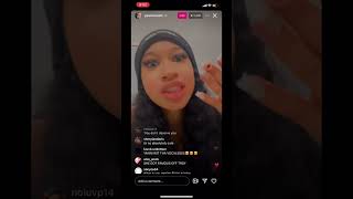 Yanni Monet IG live with Emily [upl. by Ytsirk]