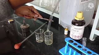 Ninhydrin test for proteins Qualitative test [upl. by Radack384]