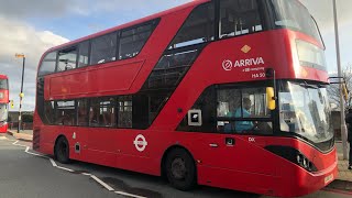 Full Route Visual Arriva London North Route SL2  Walthamstow to North Woolwich  HA50 LK66 HCA [upl. by Anirret323]