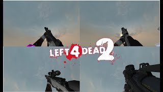 Left 4 Dead 2 Weapon Showcase  DEHR All Weapons review [upl. by Enaols]