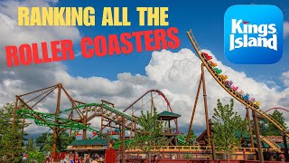 Ranking all the Roller Coasters at Kings Island Mason OH [upl. by Rennug]