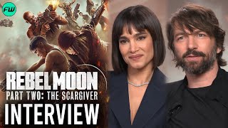 Sofia Boutella amp Michiel Huisman Talk Rebel Moon  Part Two The Scargiver  FandomWire Interview [upl. by Hyrup]