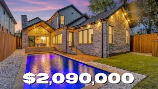 TOUR A 2M MODERN LUXURY HOME  Texas Real Estate  Dallas Realtor  KNOX HENDERSON [upl. by Ayatan]