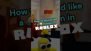 How to Use Minion Voice Changer in Roblox Tutorial [upl. by Boesch]