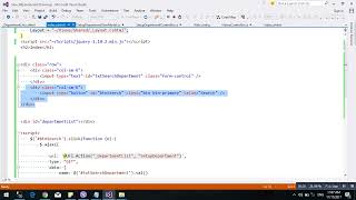 How to Search Data In ASPNET MVC using AJAX [upl. by Laux]