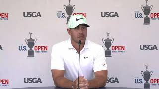 Brooks Koepka Interview Brooks Koepka on playing with Bryson DeChambeau at the US Open USGA Clip [upl. by Scevour]