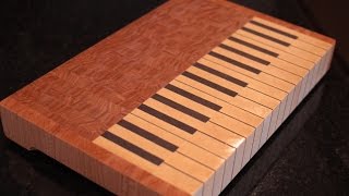 End Grain Piano Cutting Board [upl. by Moira]