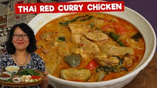 Thai Red Curry Chicken Cooking method for maximum aromas and flavors How to Eat It [upl. by Eirojram]