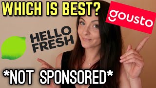 HELLO FRESH VS GOUSTO NOT SPONSORED HONEST REVIEW  WHICH IS BEST [upl. by Hindorff]