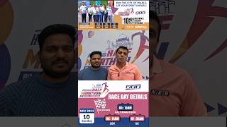 Hyderabad half marathon hyderabad trending running gachibowli viralvideo [upl. by Duer]