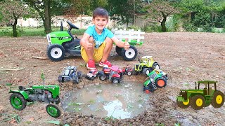 TRACTOR KIDS  TRACTOR  TRATTORI IN TRAPPOLA  TRATTORI PER BAMBINI CIAO GABI [upl. by Irreg]