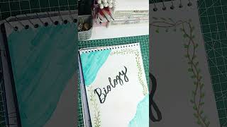 Easy front page designviralvideo diy youtube craft [upl. by Yhtomiht]