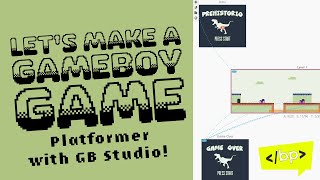 Make a Gameboy Game Platformer with GB Studio [upl. by Havens245]