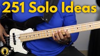 Be More Confident when Soloing  251 Solo Techniques for Beginners  Darics Bass Lessons [upl. by Mathews]