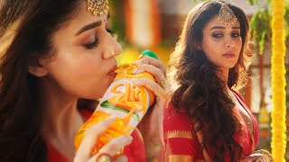 Nayanthara Slice TVC  Nayanthara Latest Ad  SLICE 2024  Manastars [upl. by Amelus]