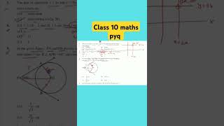 Class 10 maths pyq maths class10maths class10pyq [upl. by Ylnevaeh]