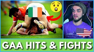 GAELIC Hits amp Fights  AMERICAN REACTS [upl. by Linda]