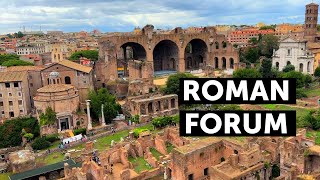 The ROMAN FORUM excavations  Rome Italy [upl. by Lorna]