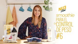 Smoothies para el control de peso con NU3 Slim Receta 6 [upl. by Nywra]