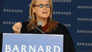 Meryl Streep Barnard Commencement Speaker 2010 Columbia University [upl. by Nehepts]