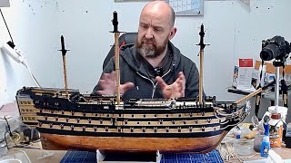 HMS VICTORY Model Ship  Could i finish HMS Victory in 2024 [upl. by Ekyt]