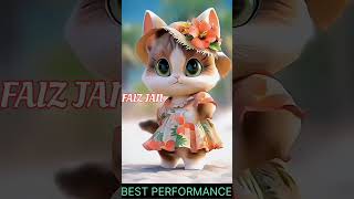 Best Ferformance Dance Cat Trending Viral Shorts Feeds Faiz jan [upl. by Jurdi551]