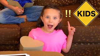 Family Unboxing Room Learn English Words with Sign Post Kids Crayons [upl. by Ddej915]