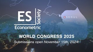 2025 World Congress of the Econometric Society [upl. by Neirol]