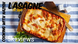 Lasagne recipe  لزانیہ یہ ریسپی  lasagne without ovenv how to make lasagne  cooking with nazish [upl. by Ebanreb359]