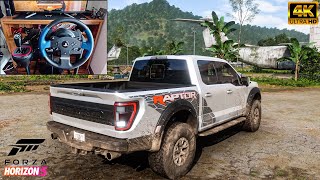 Ford F150 Raptor R  Forza Horizon 5  Thrustmaster T150 Steering Wheel Gameplay [upl. by Dimphia]