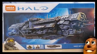 Halo Mega Construx UNSC Infinity Set Unboxing [upl. by Feldt623]