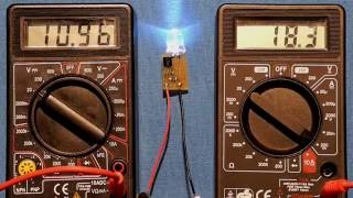 Messung 20mA LED Konstantstromquelle mit LM317 inkl Schaltplan  Schema [upl. by Htes]