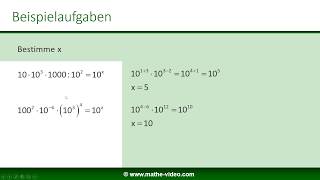 Potenzen  Zehnerpotenzen [upl. by Mommy]