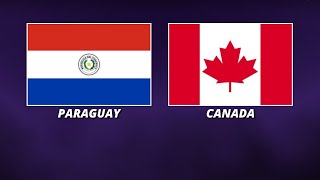 🚨🚨PARAGUAY VS CANADA EN VIVO🚨🚨 ⚽COPA ORO FEMENINA⚽🎙REACCION  RELATOS 🎙 [upl. by Metzger]