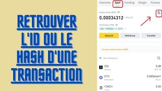 IDTxid  comment retrouver le hash dune transaction crypto [upl. by Oeht]