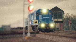 Roblox Blancett CR GP382 Leads RoadRailers out of Blancett [upl. by Ayortal]