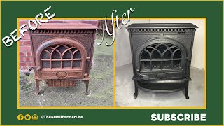 How To Restore Log Burner  Easy Restoration Project [upl. by Hogle474]