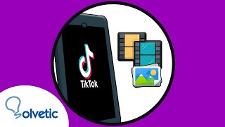 🖼 Cómo hacer un TikTok con FOTOS de GALERÍA y VIDEOS [upl. by Ahsemik]