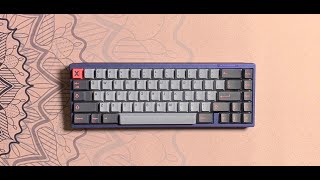 Midnight Blue E65 Lubed Gateron Milky Yellows c3 stabs GMK 8008 Sound test [upl. by Vinna192]