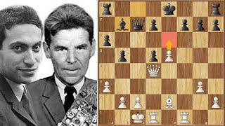 Nezhmetdinov VS Tal  The Smile of Caïssa 1959 [upl. by Aitercal]