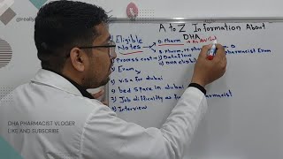 UPDATED A TO Z INFORMATION ABOUT DHA PHARMACIST  ELIGIBILITY NOTES  DHA EXAM  VISA BED SPACE [upl. by Idid]