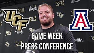 UCF Football OL Caden Kitler Press Conference  Arizona Week ⚔️🏈 [upl. by Sklar]