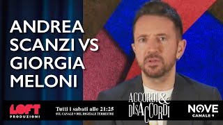 Andrea Scanzi VS Giorgia Meloni [upl. by Dody201]