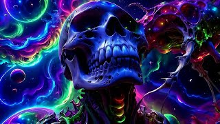 Psychedelic Trance  Space Visualization  Hallucinations mix 2024 AI Graphic Visuals [upl. by Nyliret]