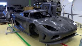 Carbon Fiber Construction  INSIDE KOENIGSEGG [upl. by Solraced369]